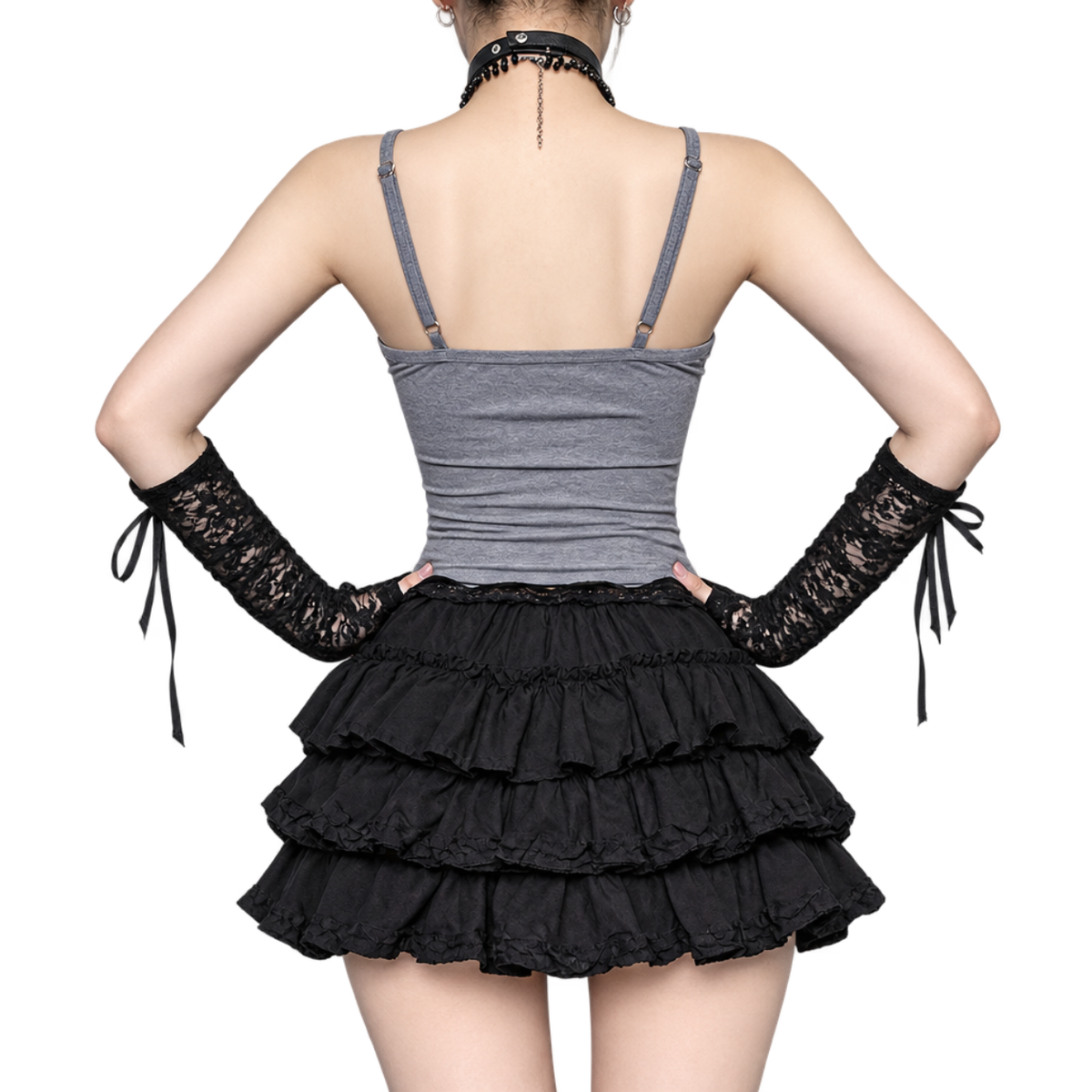 Hotsweet Y2K Gothic Sexy Crop Top – alternate view 2